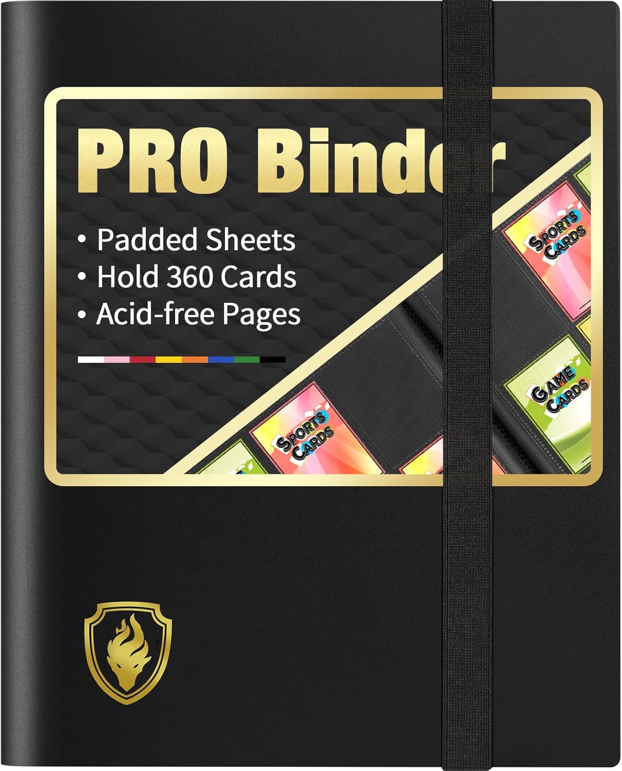 Trading Card Binder - 9-Pocket Trading Card Binder Holds 360