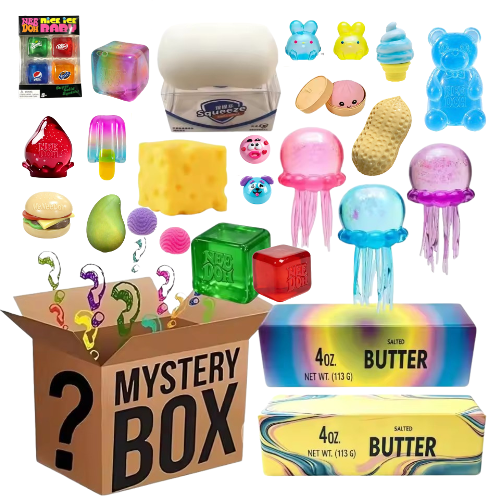Mystery Box Blind Bag - Mystery Fidget Toy Blind Box ,Simulated