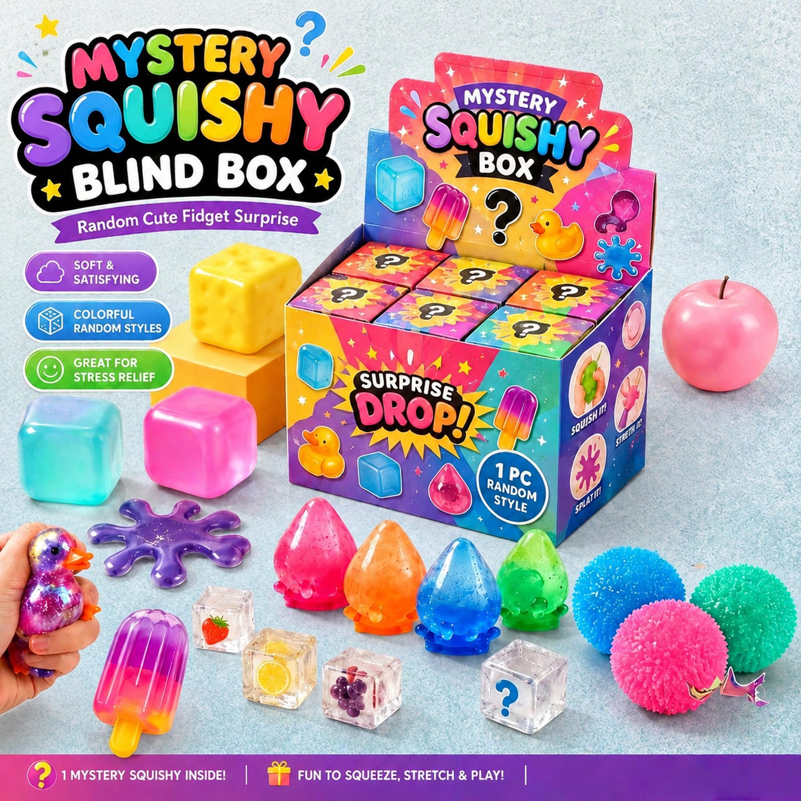 Mystery Squishy Blind Box with - Mystery Box Blind Bag recensie en prijs