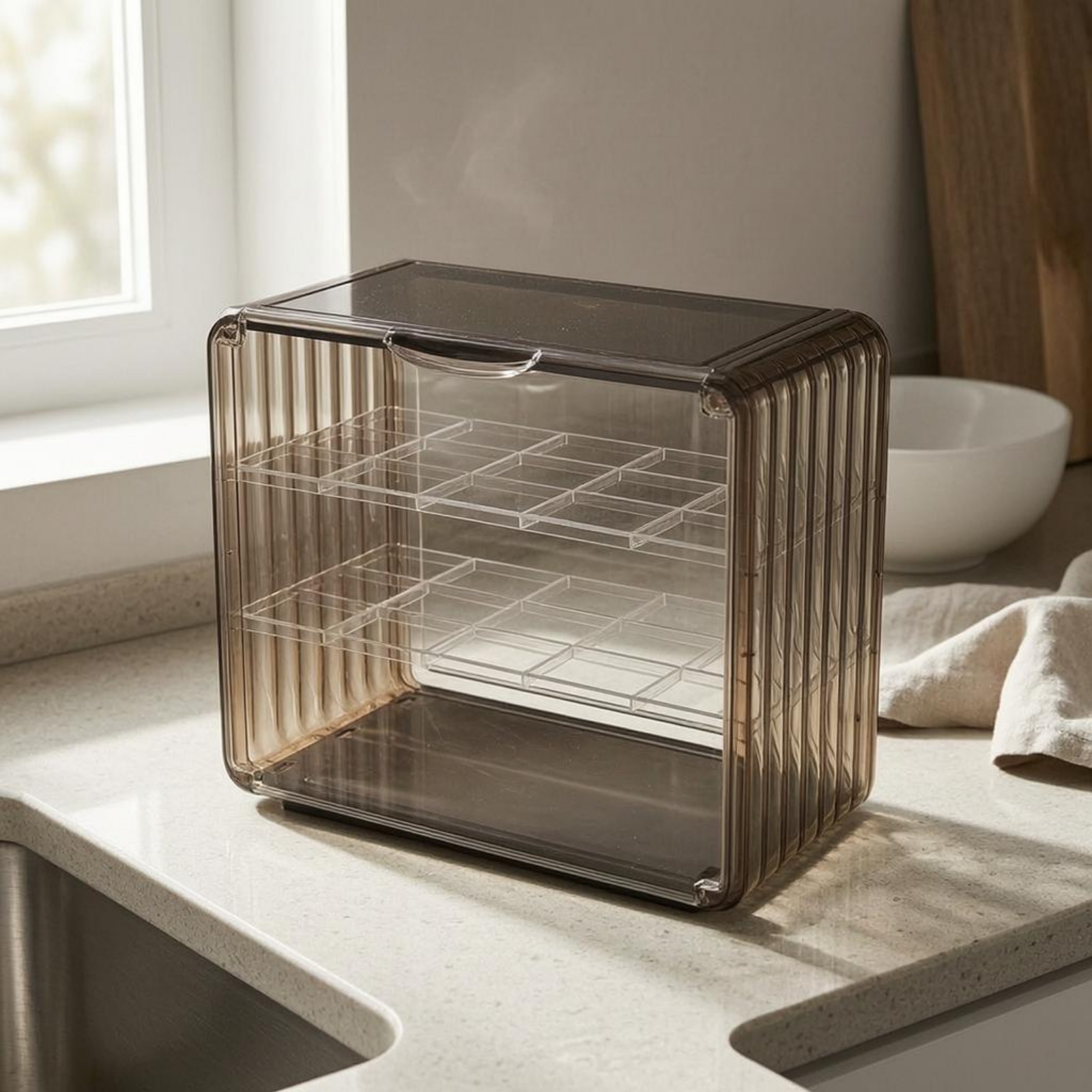 Acrylic Cup Storage Rack Trans - Display Case Acrylic recensie en prijs