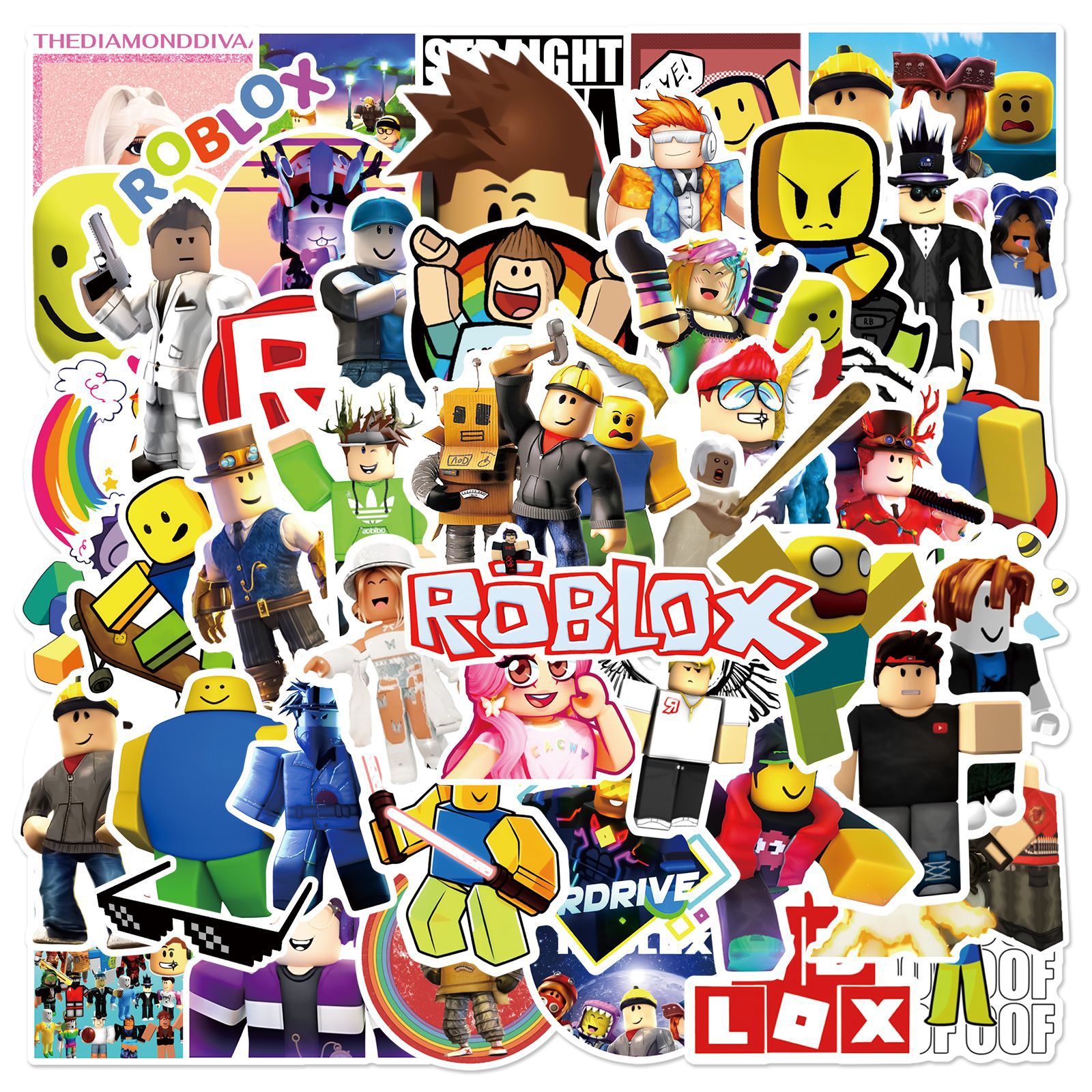 50pcs Roblox Unique Waterproof - Vinyl Figure Blank recensie en prijs