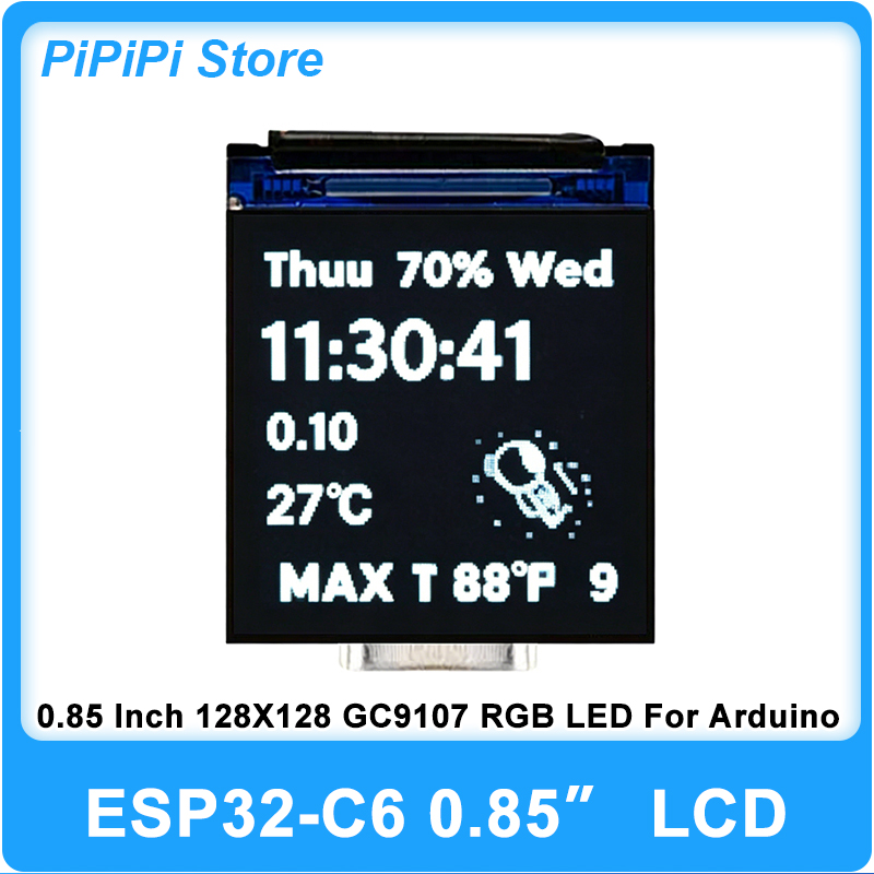 ESP32 C6 0.85 Inch 128X128 IPS - Graded Card Display recensie en prijs