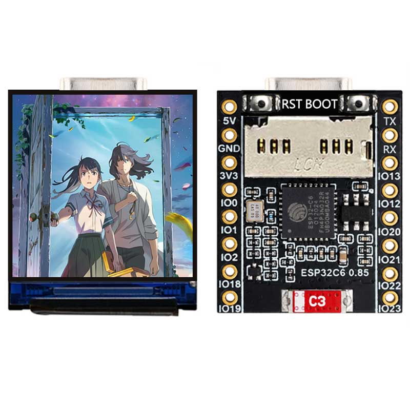 ESP32 C6 0.85 Inch 128X128 IPS - Graded Card Display recensie en prijs