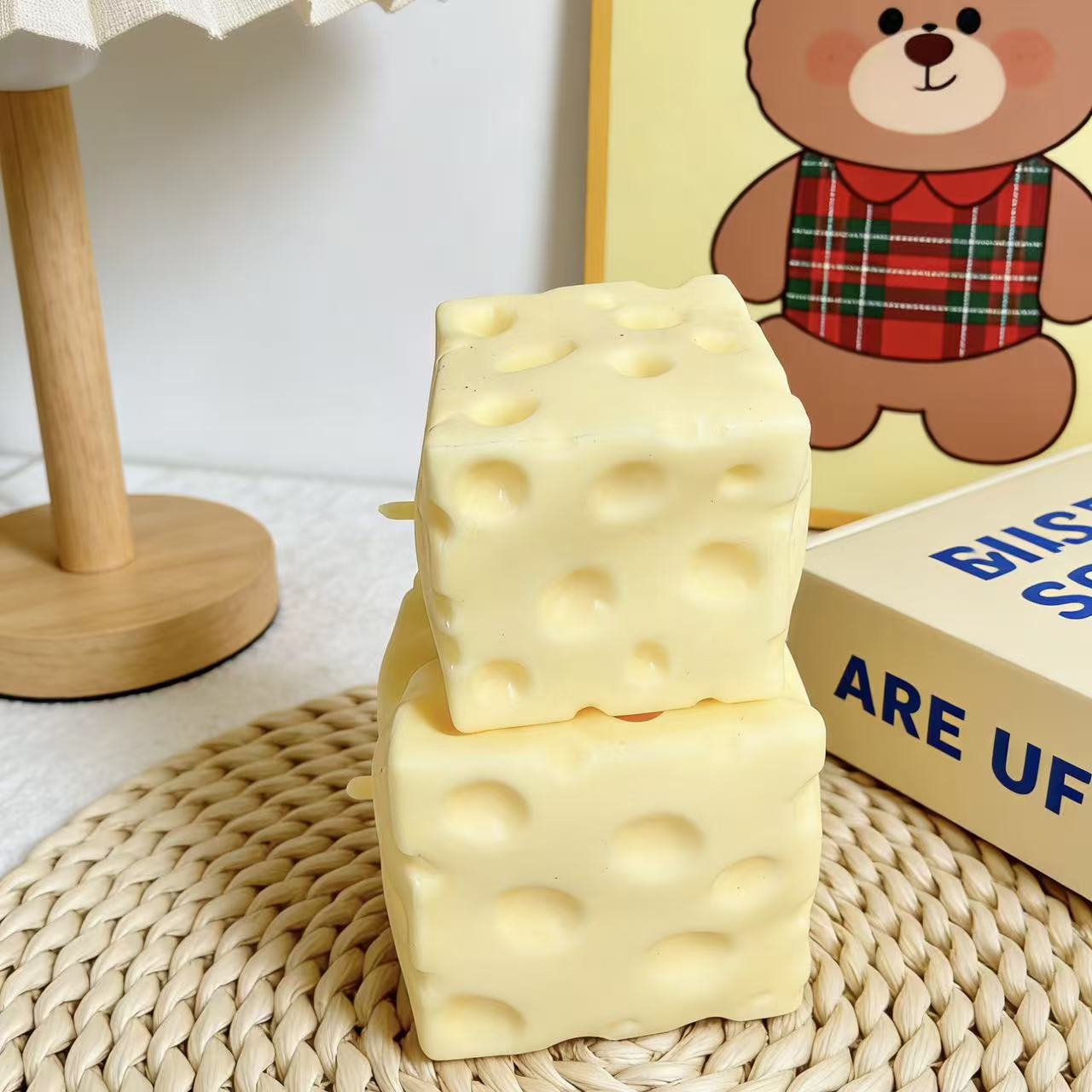 *-*Jumbo Cheese Cube Stress Ba - Fidget Cube Original recensie en prijs