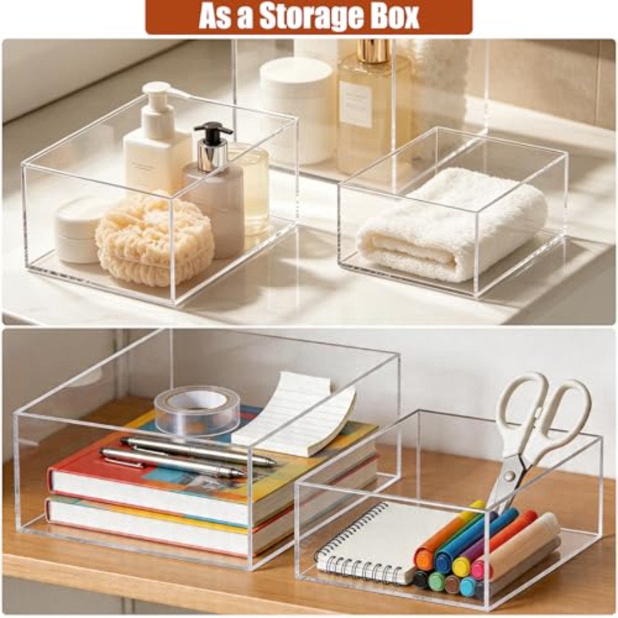 6Pcs Clear Acrylic Risers Disp - Display Risers Set recensie en prijs