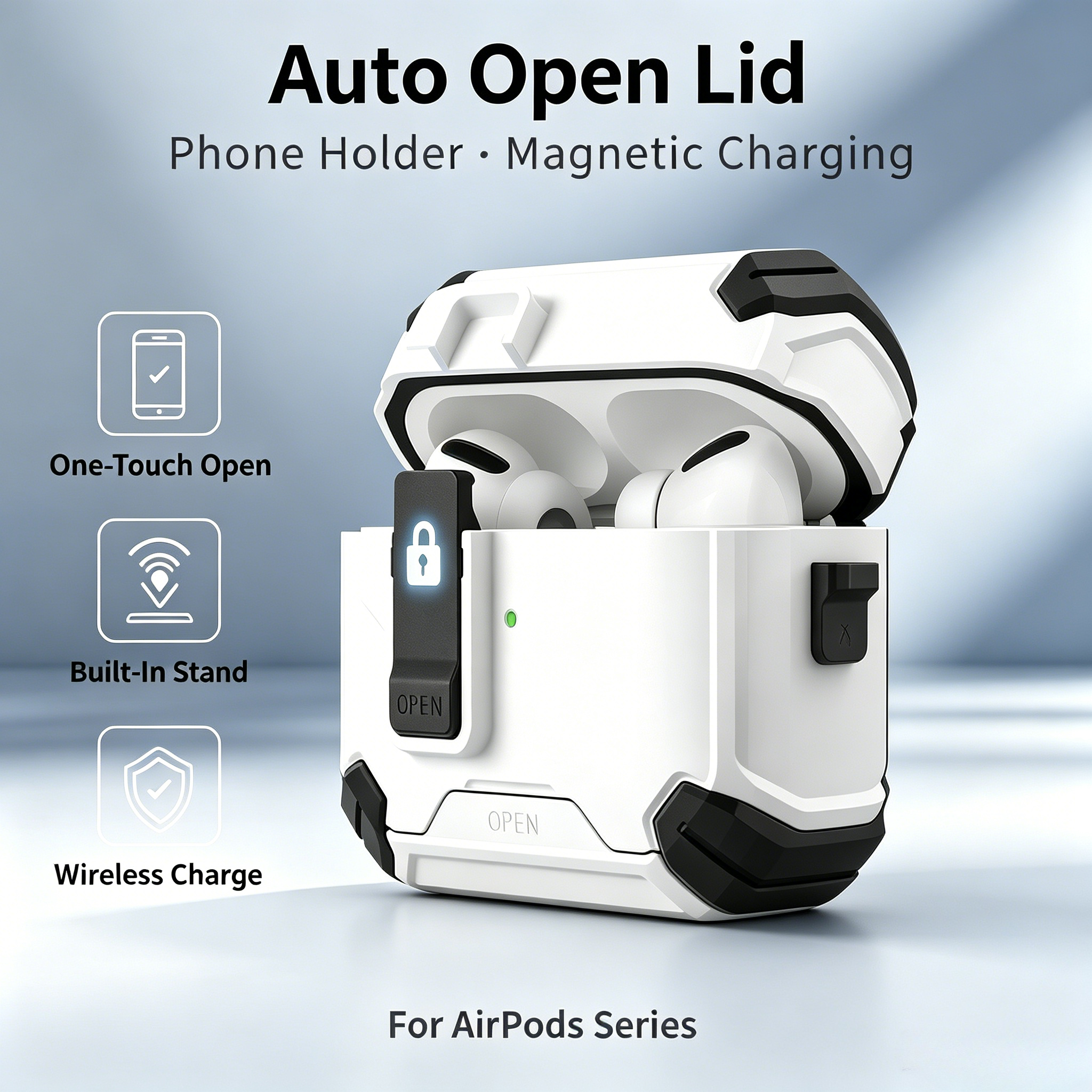 Auto Pop-Up AirPods Case Magne - Pop Display Shelf recensie en prijs
