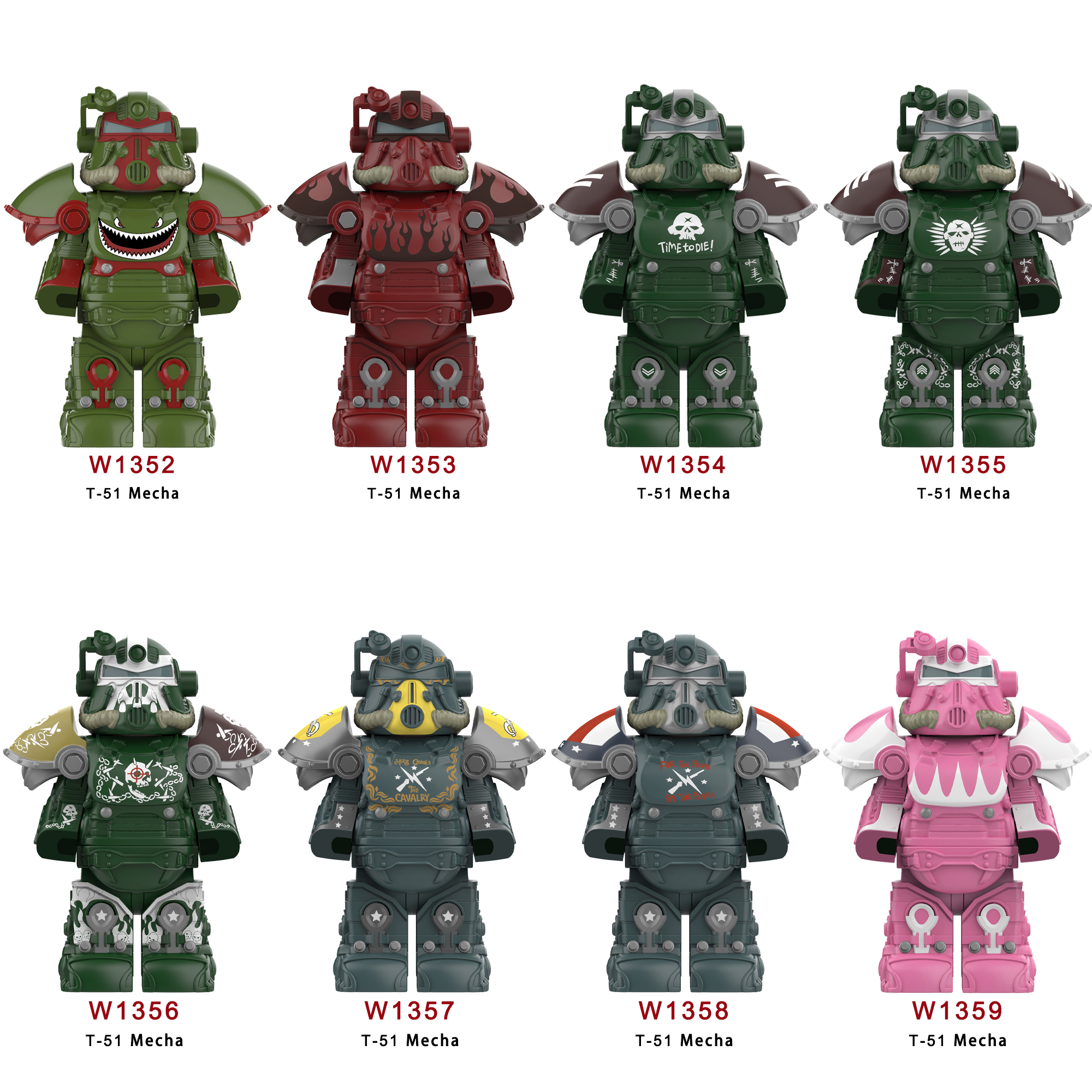 New BoS Game T60 Power Armor A - Lego Minifigure Holder recensie en prijs