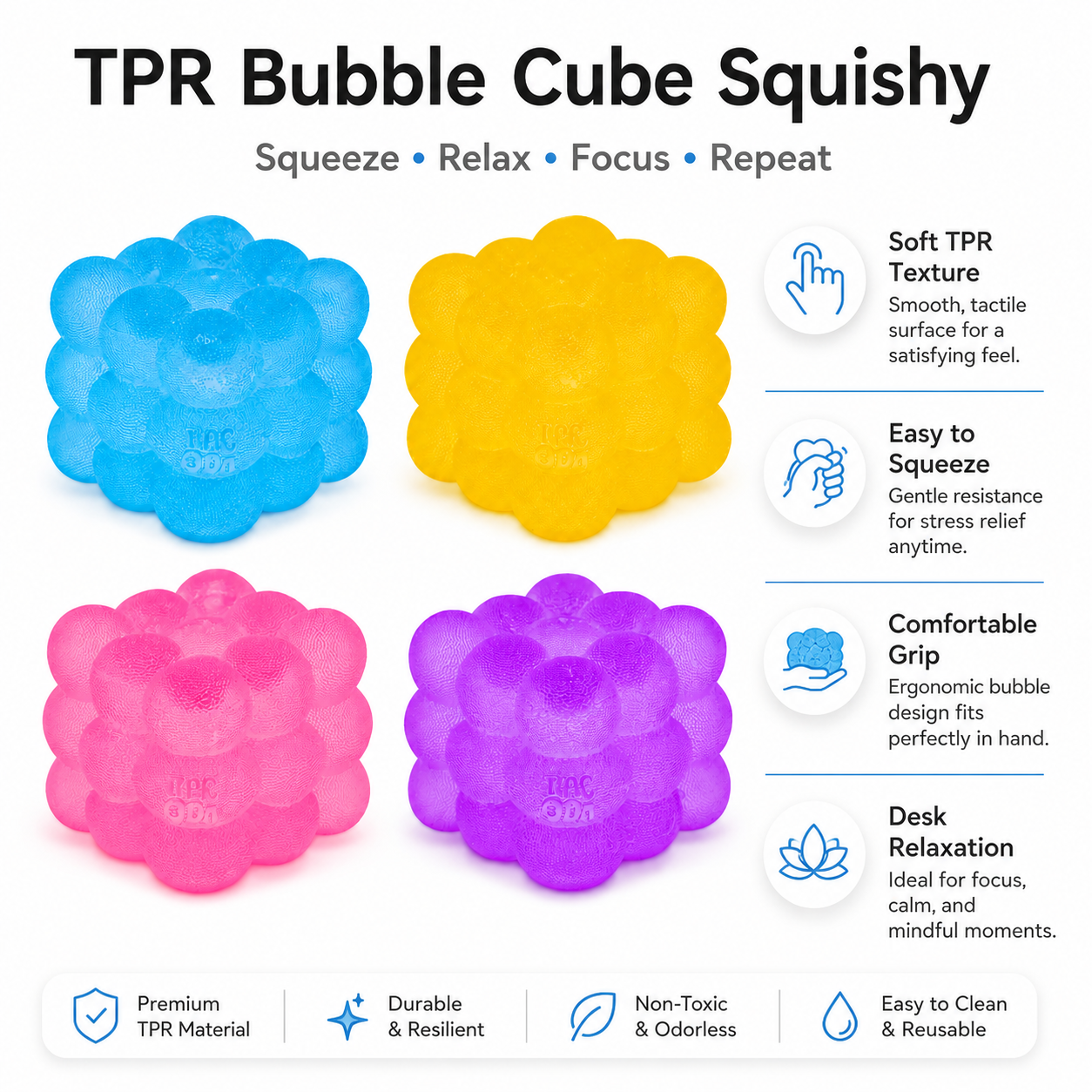 NeeDoh Round Rubik's Cube Stre - Fidget Cube Original recensie en prijs