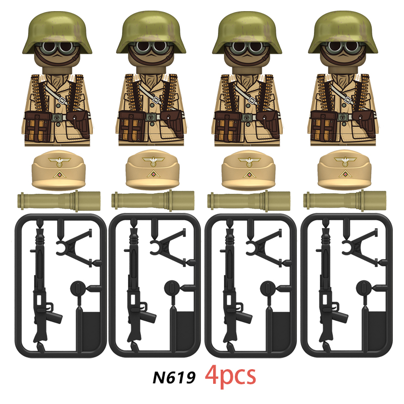 HOT Military Figures Building  - Lego Minifigure Holder recensie en prijs