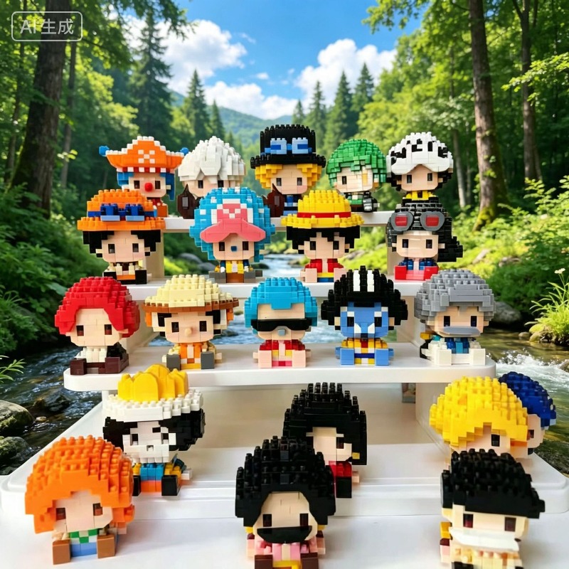 New ONE PIECE Sun God Nika Luf - Building Block Mini recensie en prijs