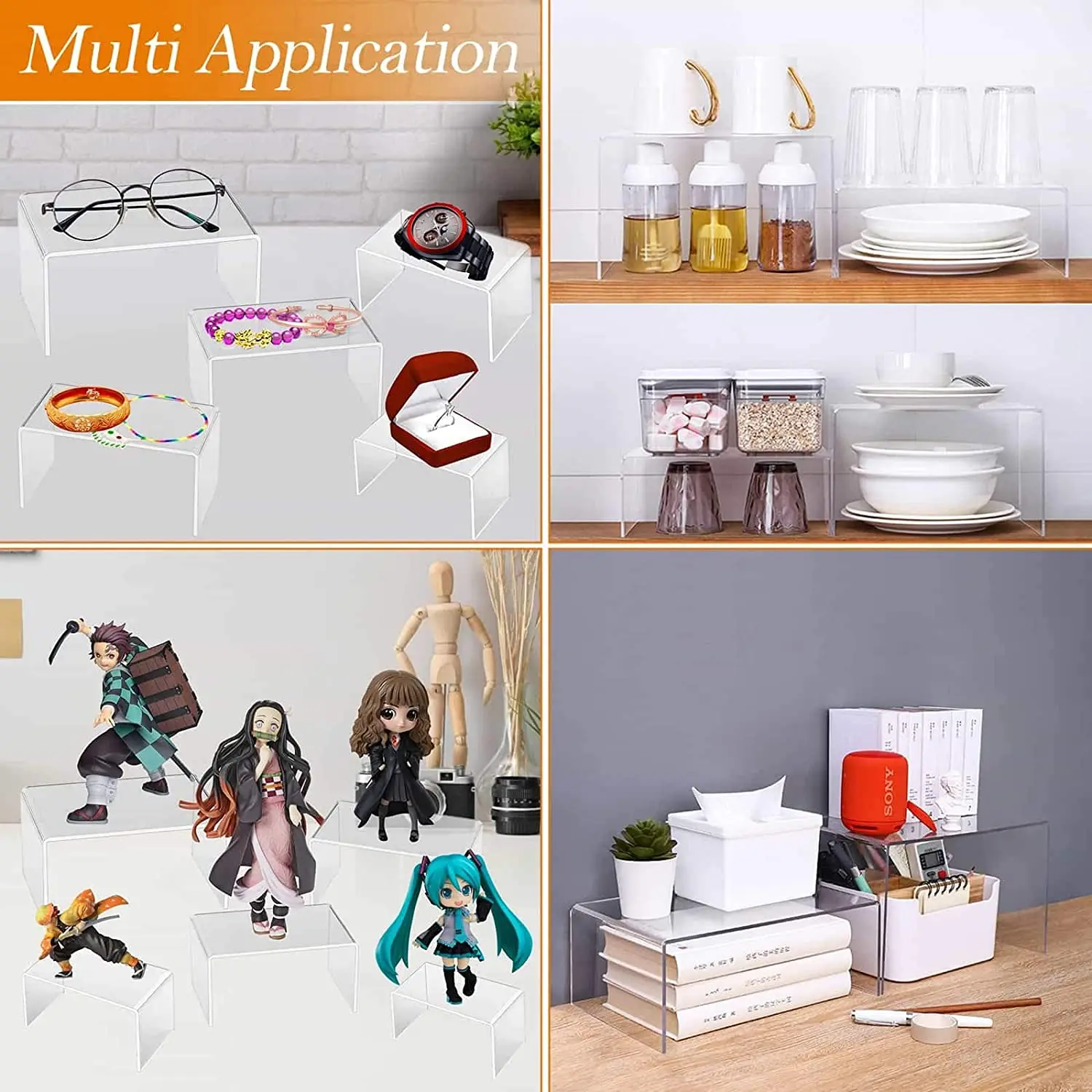 U Shape Acrylic Display Riser  - Pop Display Shelf recensie en prijs