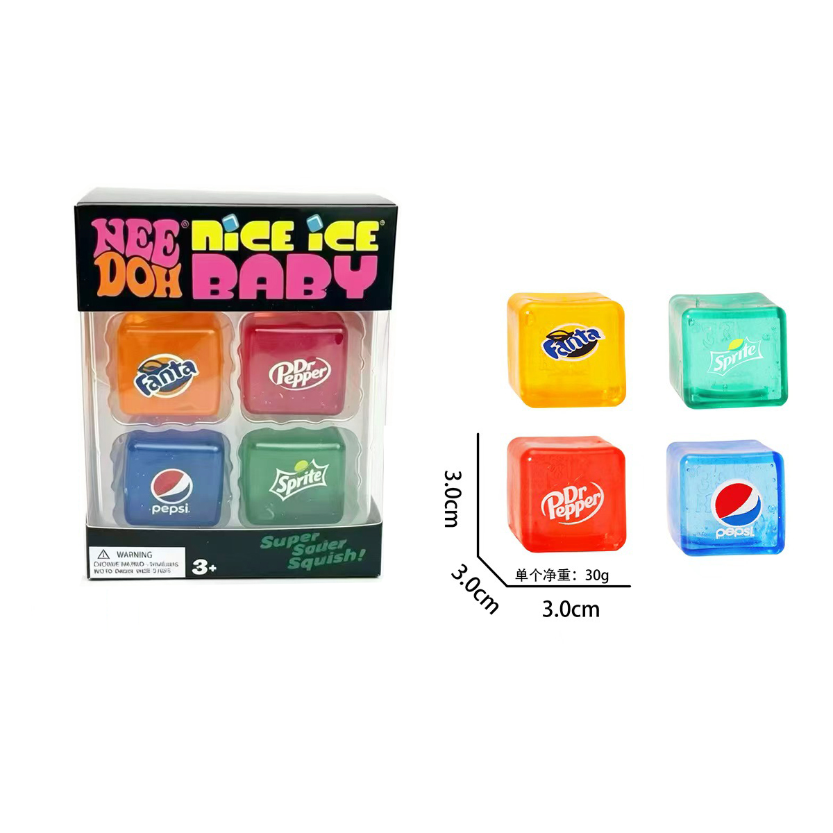 New Set /Squishy Needoh /Nice  - Fidget Cube Original recensie en prijs