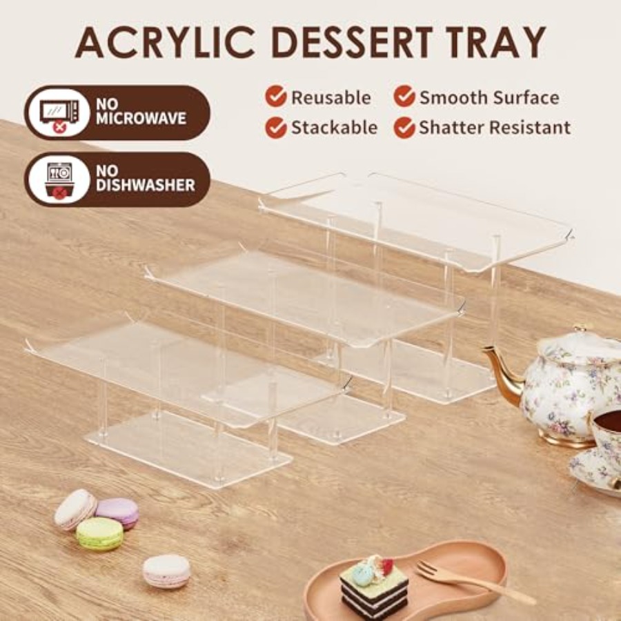 3 Pack Dessert Table Display S - Display Risers Set recensie en prijs