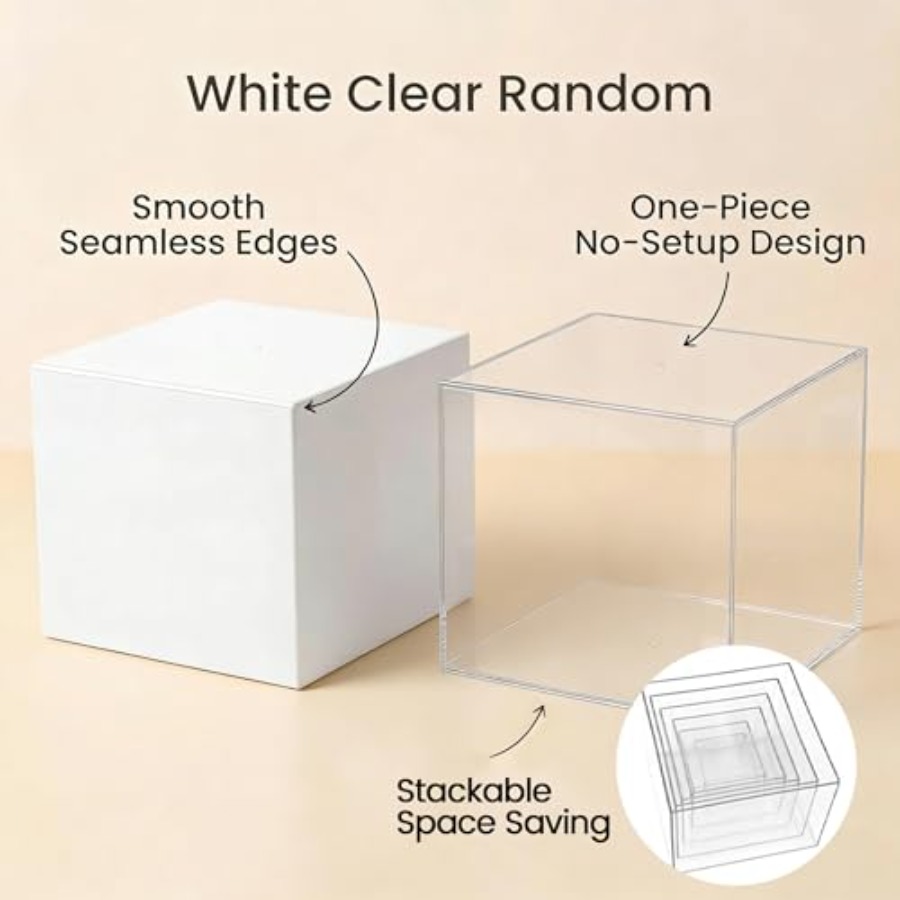 6PCS Clear and Buffet Risers w - Display Risers Set recensie en prijs
