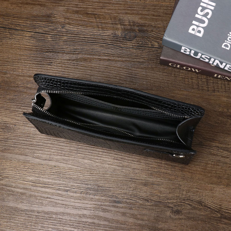 Men's Genuine Leather Clutch B - Card Top Loader recensie en prijs