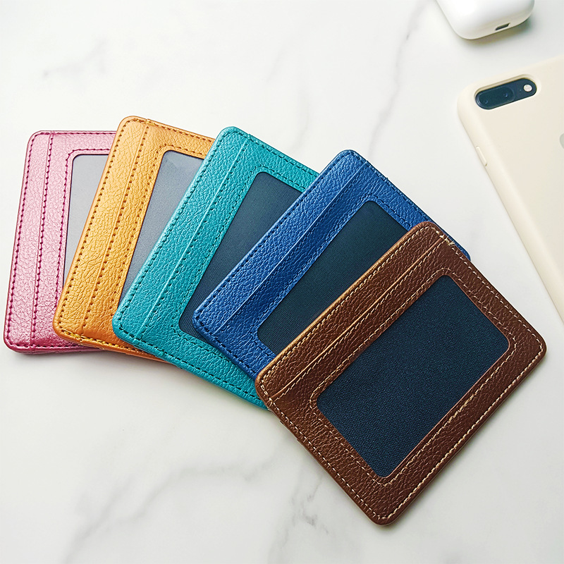 Thin PU Leather Mini Wallet Sl - Card Top Loader recensie en prijs