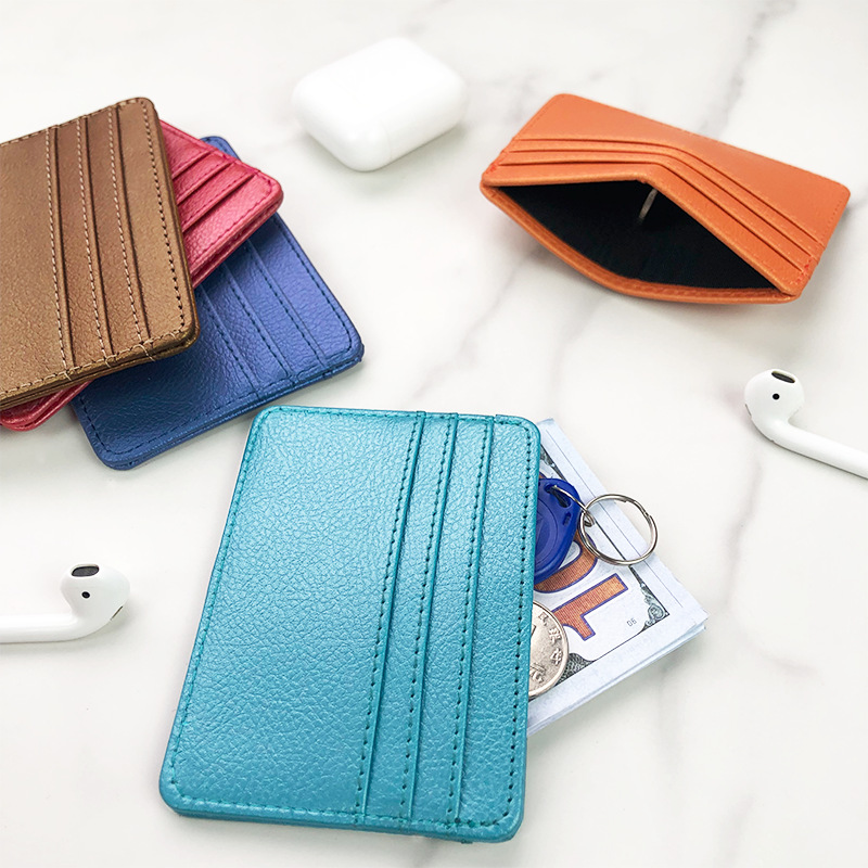 Thin PU Leather Mini Wallet Sl - Card Top Loader recensie en prijs