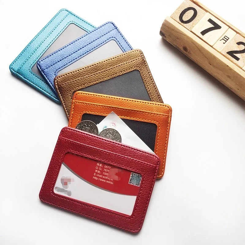 Thin PU Leather Mini Wallet Sl - Card Top Loader recensie en prijs