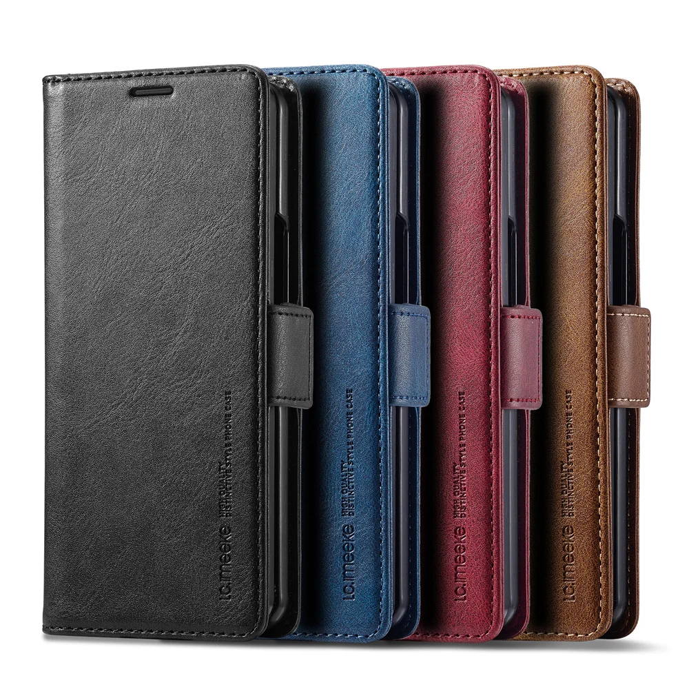 Leather Wallet Phone Case For  - Card Top Loader recensie en prijs