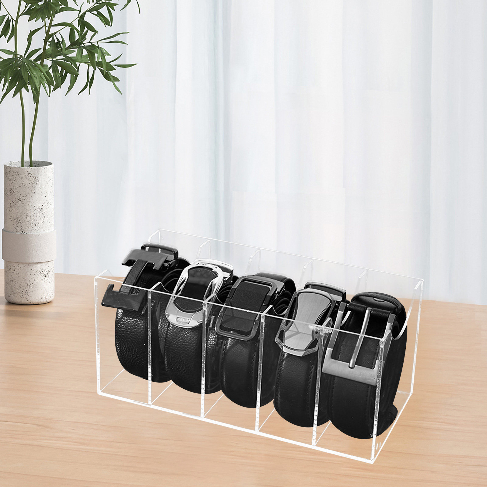 5-Compartment Acrylic Belt Org - Display Case Acrylic recensie en prijs