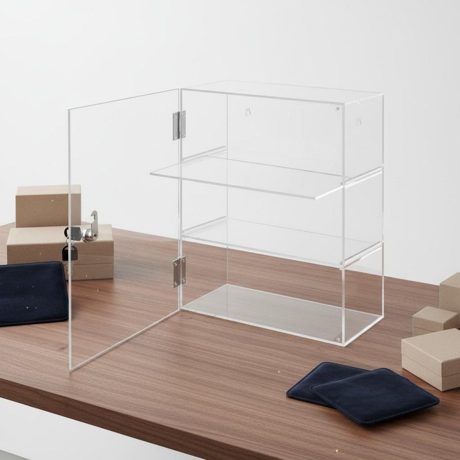 Locking Acrylic Display Case L - Display Case Acrylic recensie en prijs