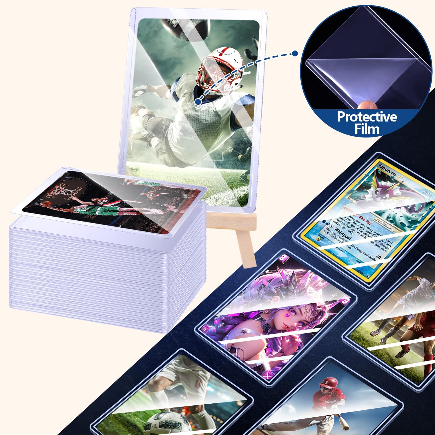 25-50pcs Hard Card Sleeves Ant - Card Penny Sleeve recensie en prijs