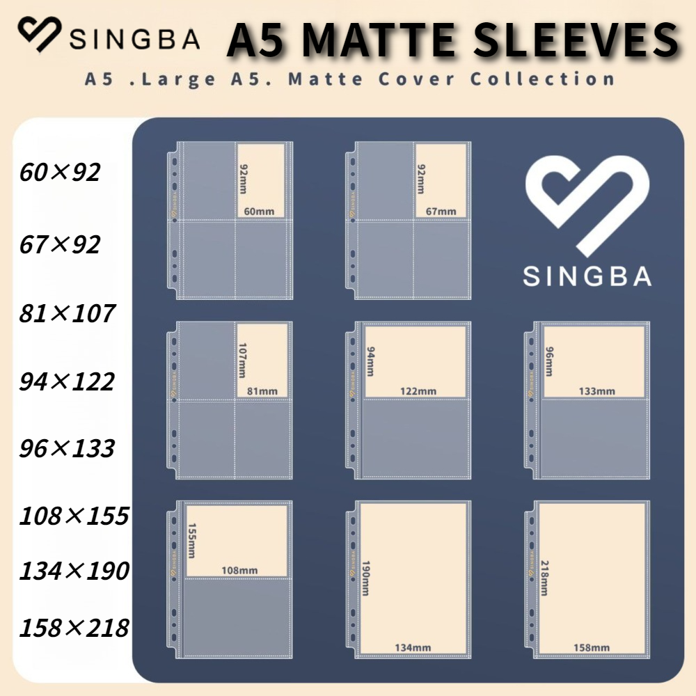 SINGBA Large A5 7-Hole Matte C - Pokemon Binder Card recensie en prijs