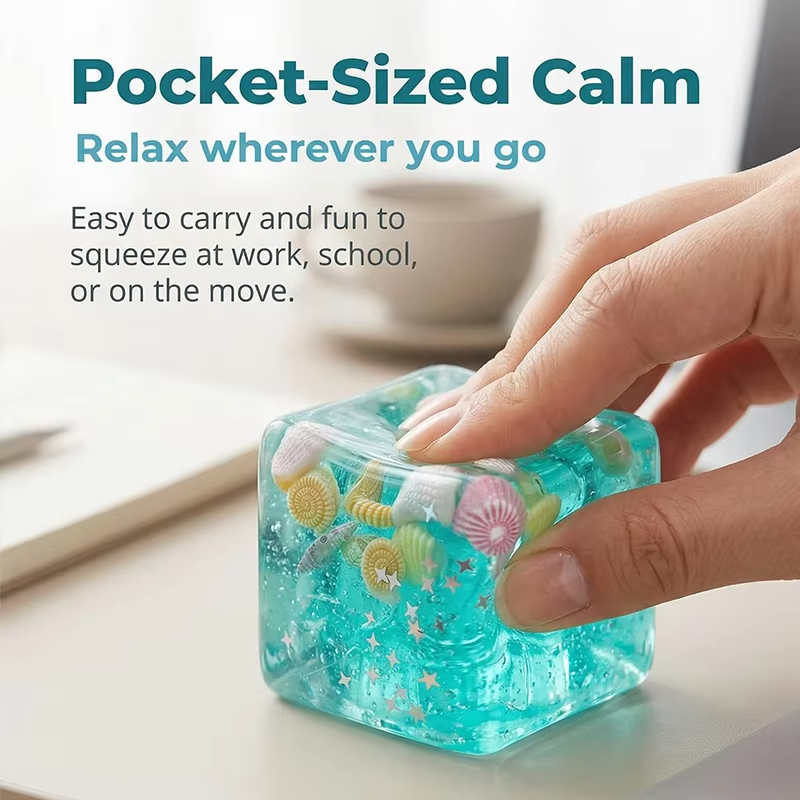 Ocean Shell Squishy Stress Bal - Fidget Cube Original recensie en prijs