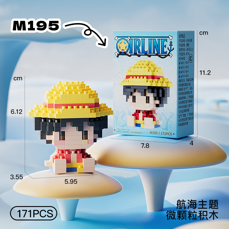 New ONE PIECE Sun God Nika Luf - Building Block Mini recensie en prijs
